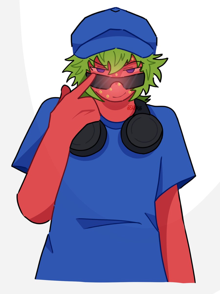 searays_'s tweet photo. another yumi drawing ! 🍓
day2 of trying to get out of an art block <\3

#yumi #fanart #youtube https://t.co/T4tlBMsqis