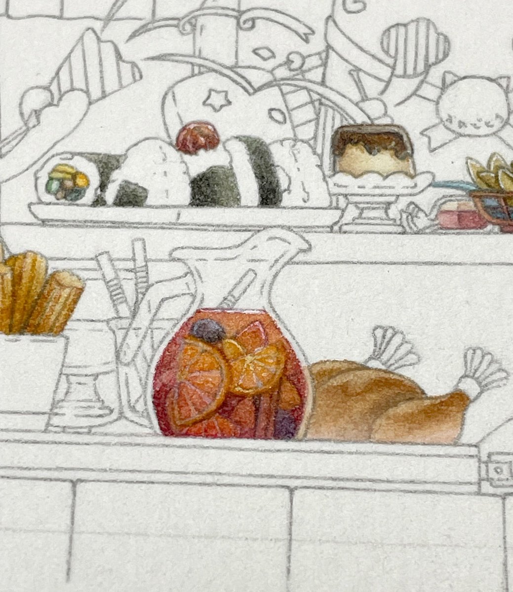 nekoill_tm's tweet photo. サングリア！うまく描けた気がします☺️ https://t.co/hMJ5fXitCj