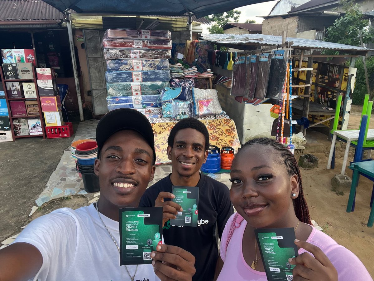 theCryptoTrybe's tweet photo. The early pictures of a movement like Crypto and the City always look ordinary. Nothing about the frame tells you something significant is happening, but it is.

Today, CryptoTrybe teams across multiple regions stepped out into our everyday world to meet the people we exist to serve. We introduced ourselves, shared Web3, and invited them in 🚀🚀

#Cryptotrybe #CryptoandtheCity
$BTC $ETH