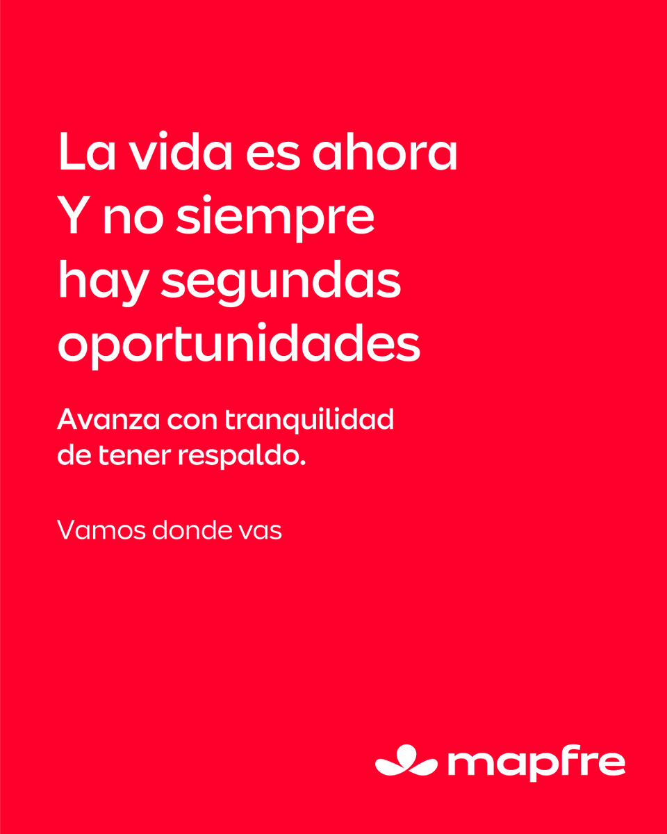 Mapfre_BHD's tweet photo. Quedarte pensando también es una decisión. La vida no siempre da segundas oportunidades. Pero sí te da el momento para intentarlo.

 #AvanzaSinMiedo #Tranquilidad #CuidamosLoQueImporta #MAPFRE #DecideAvanzar https://t.co/0mFqrQ64MT