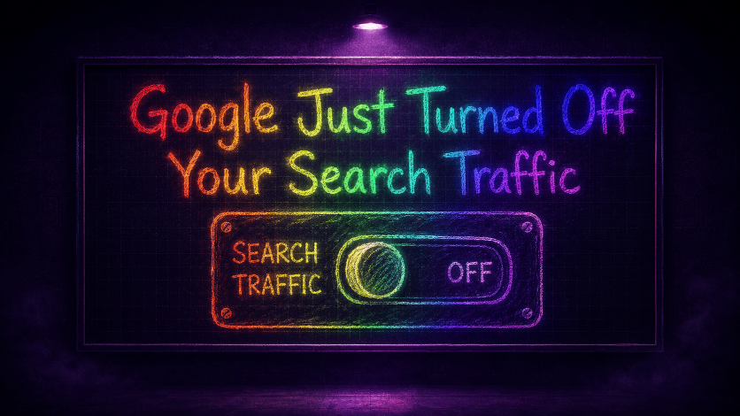 MrComputerSci's tweet photo. ⚠ Google announced the biggest Search overhaul in 25 years. (Their words. And I agree.)

AI Mode now woldwide. 1 billion users. This announcement from Google has many SEO bloggers and self-publishers in total panic mode. Are they correct to be scared?

Full breakdown below. ↓ https://t.co/aUNifnXiXg
