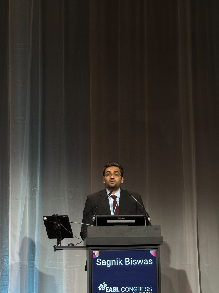 JustSagnik's tweet photo. The much awaited  Oral Presentation at EASL! 🌟 https://t.co/lhZwJ564bW