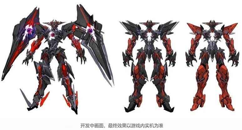 yunjinstanacct's tweet photo. thank you lahai roi and wuthering waves for giving me some of my favorite mech designs ever please keep the sci fi gimmick in new fed and my life is yours https://t.co/ZgMb6LYyOa