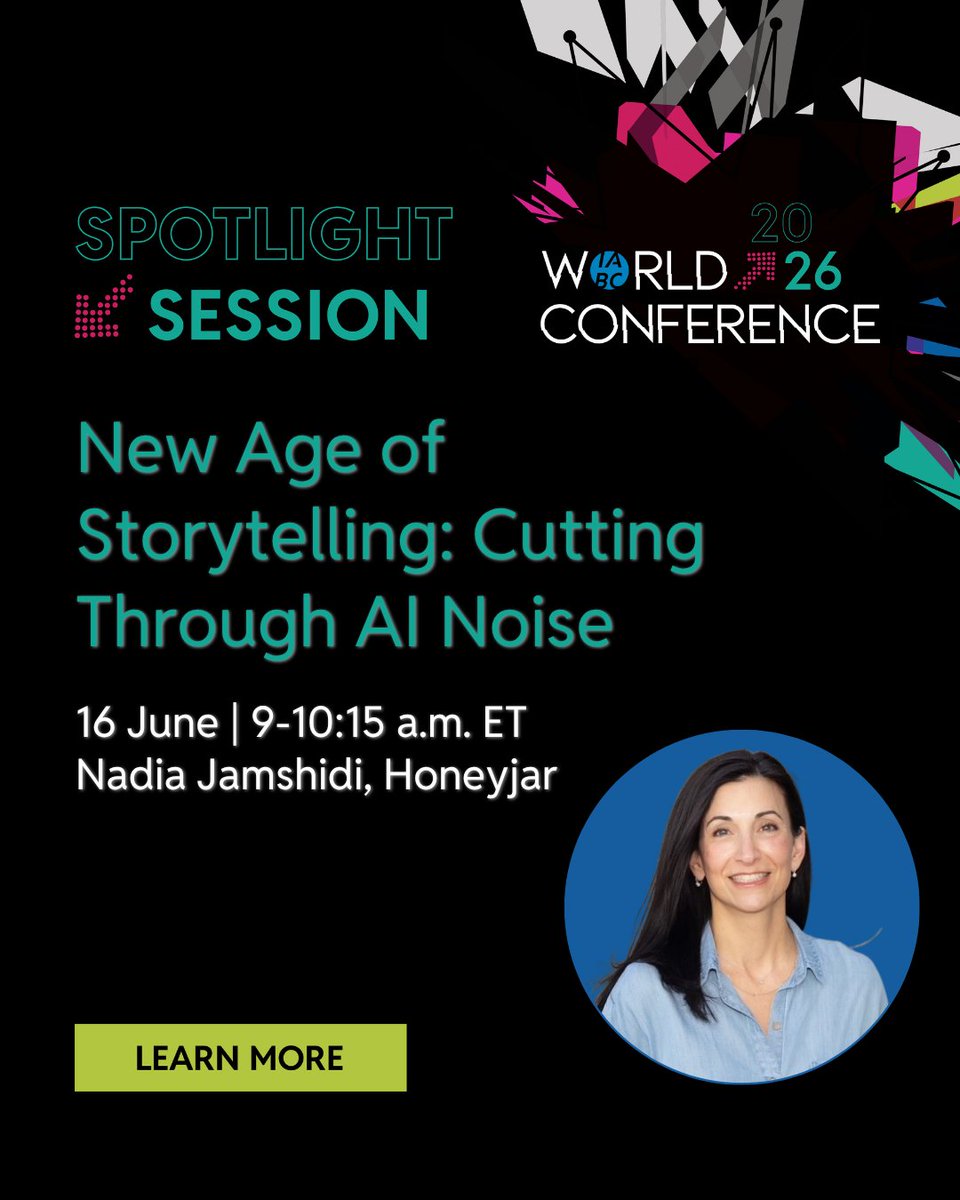 IABC's tweet photo. Spotlight Sessions at #IABC26 feature the best in communication addressing challenges shaping our profession. 
We’re excited to welcome Megan Noel, Becca Chambers, Nadia Jamshidi, Melissa Robinson, Mary Sedarat, and Barby K. Siegel to the Spotlight. 

Will you be there? https://t.co/oQR7zkvW1b