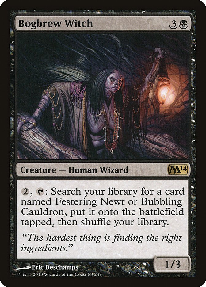 yeti331's tweet photo. @lordrofosai @TheTrinketMage Bogbrew witch, baubling cauldron and festering Newt which if you can recur the Newt could be a fun mini game in an Aristocrat deck https://t.co/PqHWuCBnfE
