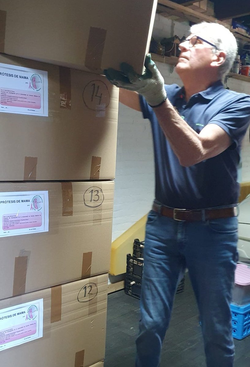 EmbaCubaHolanda's tweet photo. 📍New donation to #Cuba🇨🇺 from the "Prótesis de Mama" Foundation.

🔗https://t.co/QiZv0WeqBe

#CubaNoEstáSola https://t.co/NDiyKIWbiD