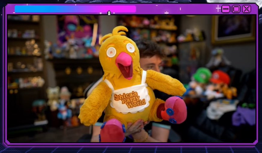 FNAFAlerts's tweet photo. In Dawko’s latest video, he showcased a new look at the updated version of the Hex Party Time Chica Plushie! The first image is new, and the second one is old. 

Link below to Source:
https://t.co/fF1Y6D3zJs https://t.co/UU03N0hqsA
