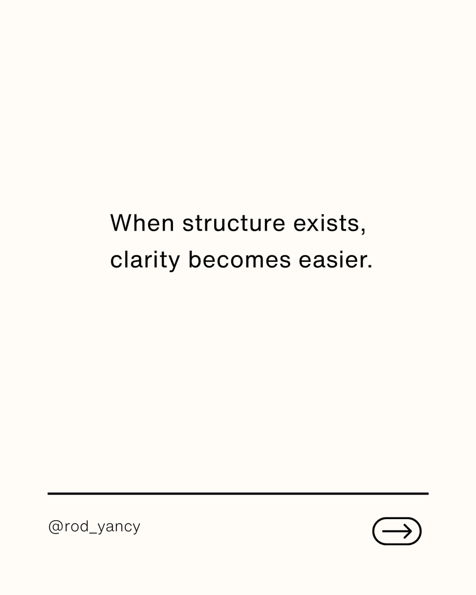 YoungYancy's tweet photo. Good systems reduce noise.

When structure exists, decisions feel lighter, clearer, and calmer.

Building something around this.

#Systems https://t.co/9AhCryitW9