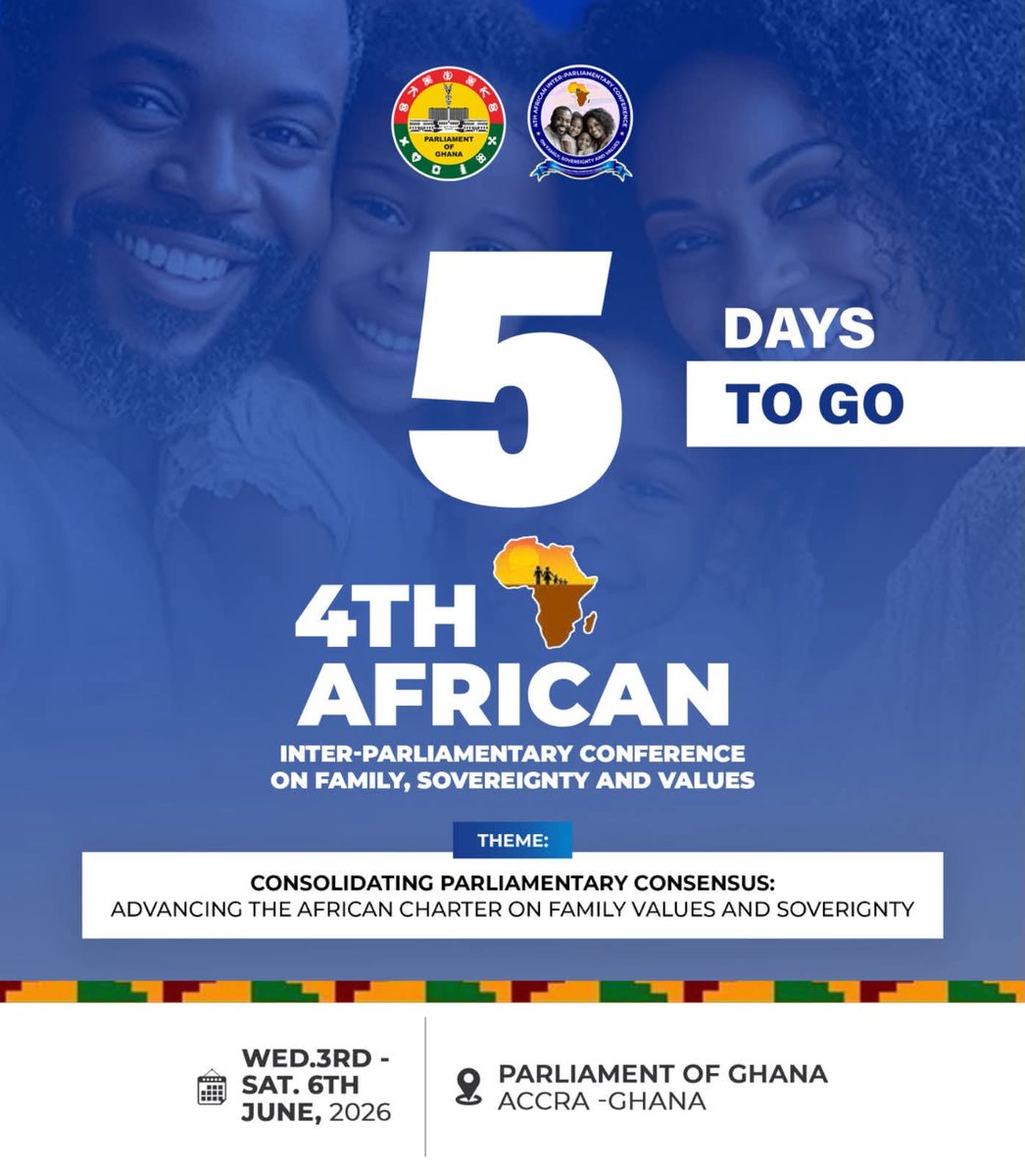 RightifyGhana's tweet photo. Anti-LGBTQ MPs in Ghana’s Parliament adopted the Ugandan playbook.

1️⃣Pass the bill
2️⃣ Host Anti-Rights Conference with President as Special Guest 
3️⃣Get the bill assented

Ghana hosts the 4th African Inter-Parliamentary Conference on Family Values and Sovereignty next week ‼️ https://t.co/I4gy97xnQa