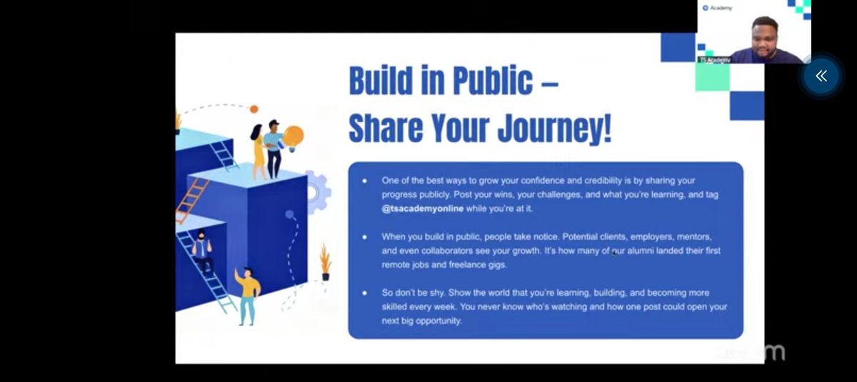Chinweblesses's tweet photo. I'm about taking a bold a step into this great journey.
I'm so excited to be here, looking forward to learning and gaining a lot from TS ACADEMY.✨

#TSACADEMY https://t.co/XO5FZiQTBr