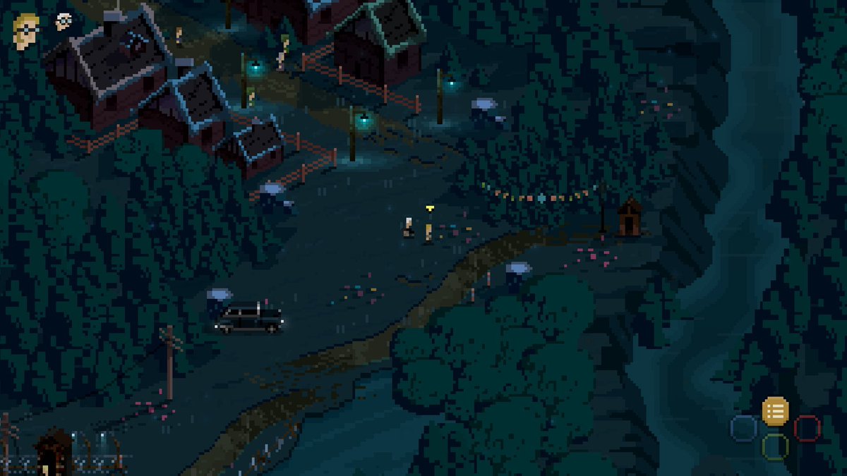 NineWitchesGame's tweet photo. A game where a professor yeets his soul out of his body, a mime assassinates Nazis, the rarest delicacy is a three-testicled salmon… and one character has hemorrhoids.

It's on every console &amp; PC. 91% positive. Humanity is fine.

#BuiltWithMonoGame #pixelart #indiegame #retro https://t.co/KBjLc0Pqwl