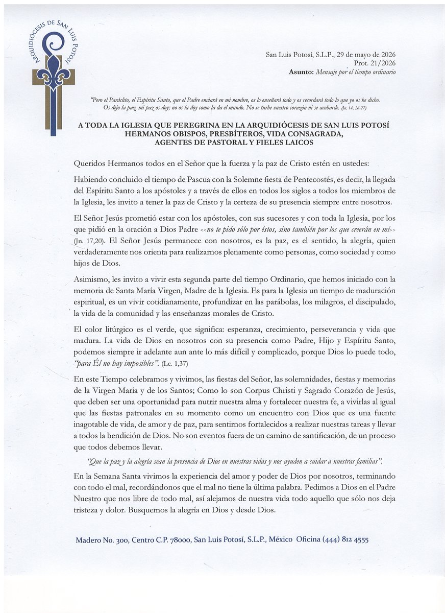 Iglesia Potosina tweet media