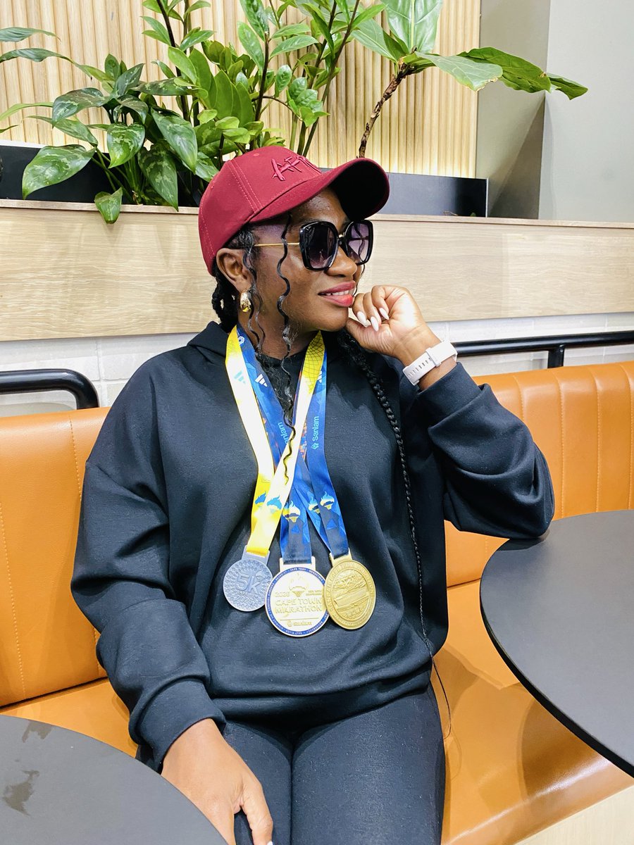 SylviLago's tweet photo. Sanlam Cape Town Marathon gave us with both hands🥰
@CTMarathon you owe us nothing. It was a well organized event. 💯 https://t.co/lMAWCN1qKw