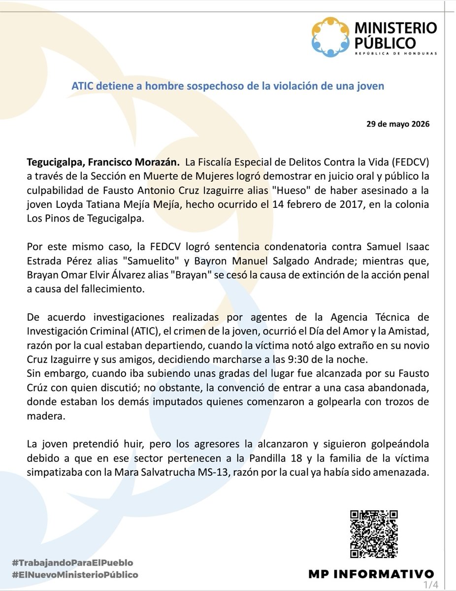 MP_Honduras's tweet photo. #ATIC detiene a hombre sospechoso de la violación de una joven https://t.co/BhqRMVhhZu https://t.co/w0hHktoPA8