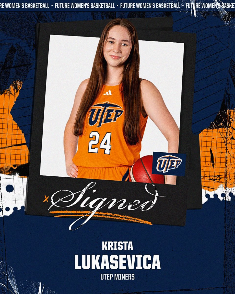 future__sg's tweet photo. 🔥 Krista Lukasevica moves to NCAA D1 and signs with @UTEPWBB! Good luck Krista! #KristaLukasevica #UTEPMiners #PicksUP #FutureSportsGroup #FutureWBB https://t.co/noZ9YbD2l1