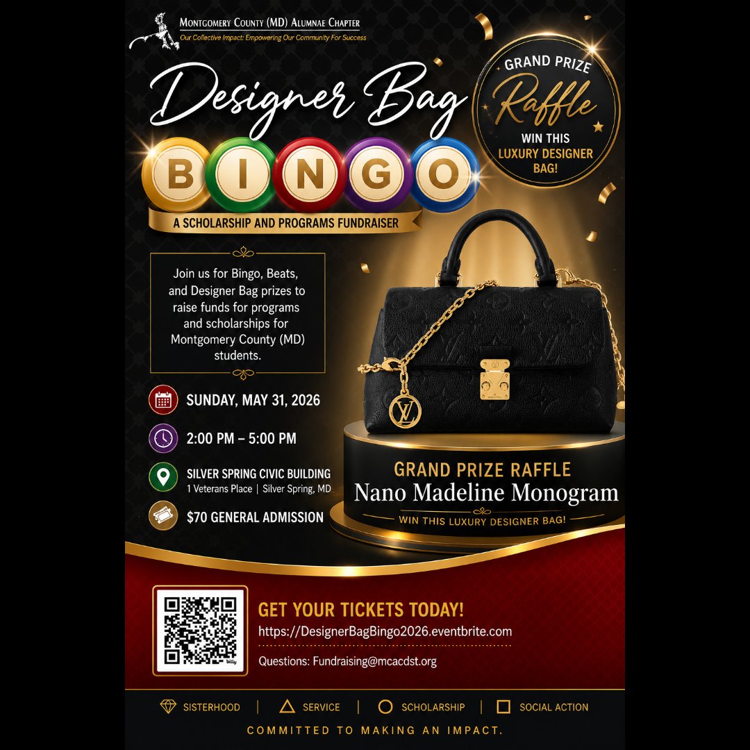 MCACDST's tweet photo. 🖤 The only thing better than winning bingo… winning luxury.

Get your tickets here: https://t.co/LFw2uh5kaL https://t.co/XPbHfObY4A