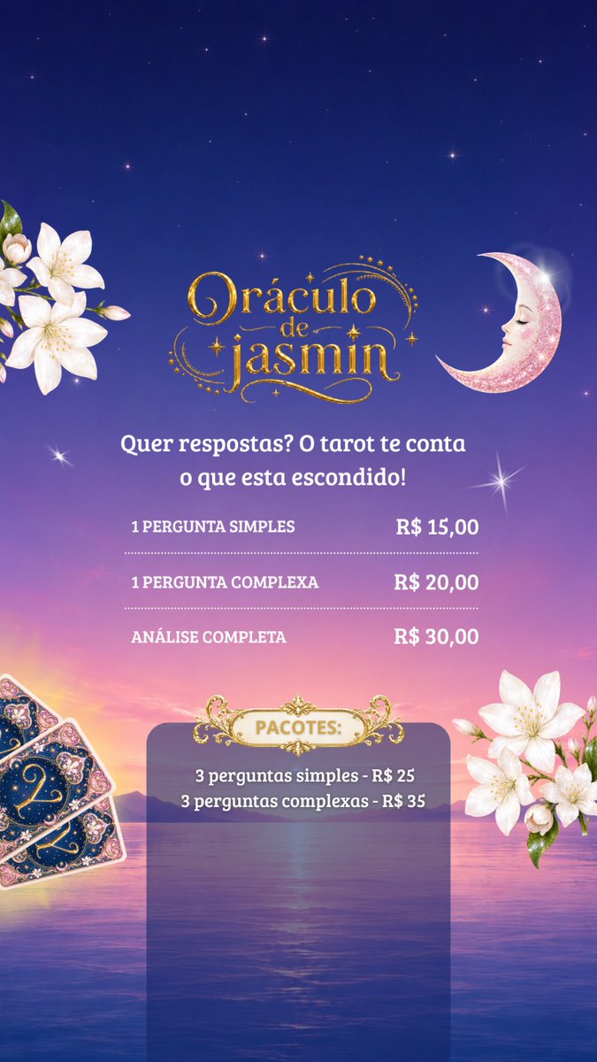 oraculodejasmin's tweet photo. Mesa aberta segunda feira 
Vamos agendar uma consulta? 🩵🌙 https://t.co/LhHOgU7u8f