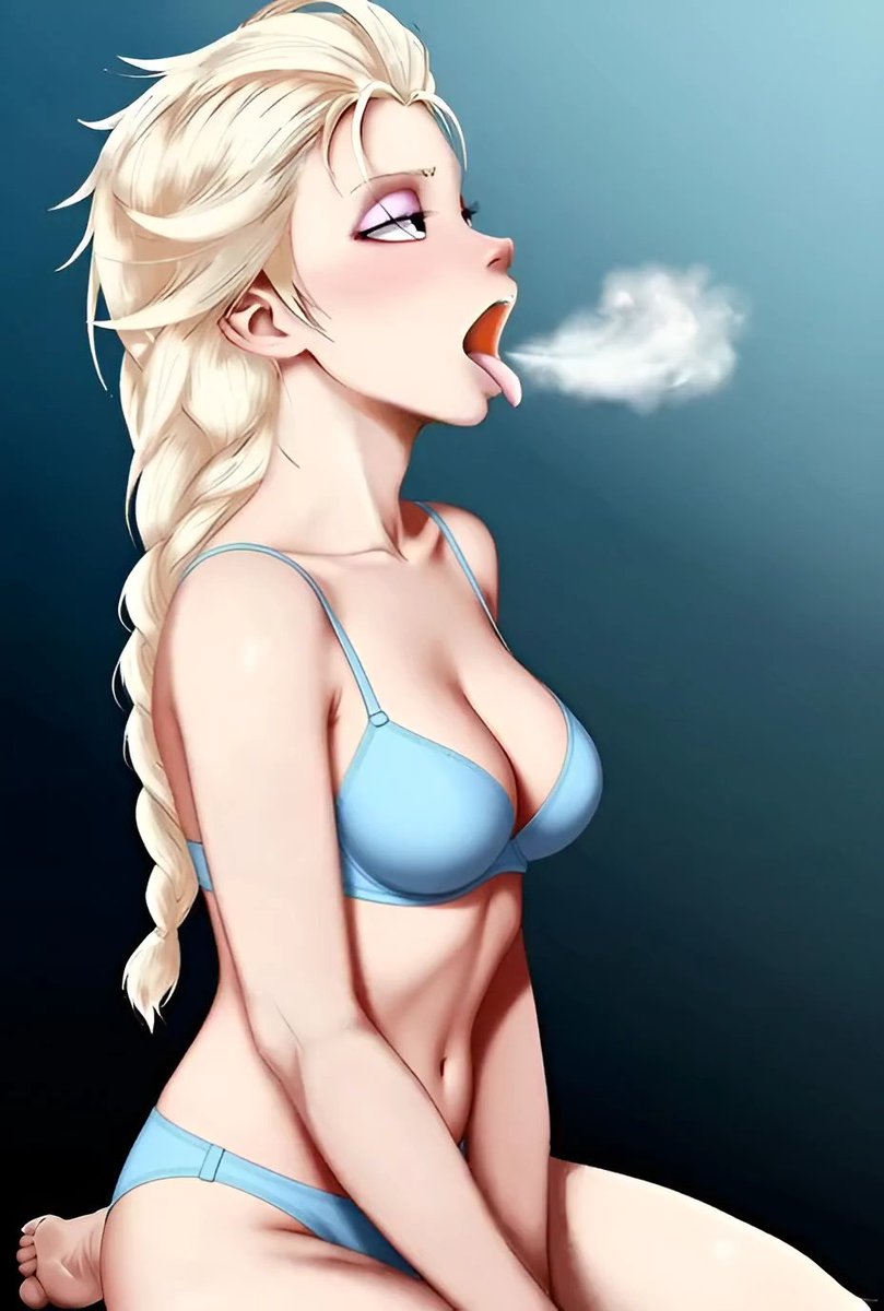 ara_menta's tweet photo. Cold on fire... 🔥 Elza wants more heat inside her body. 
Only if you want to feel the true cold

#NSFW #fanart #rule34 #Elza #coldbikini https://t.co/y766HkWjlv