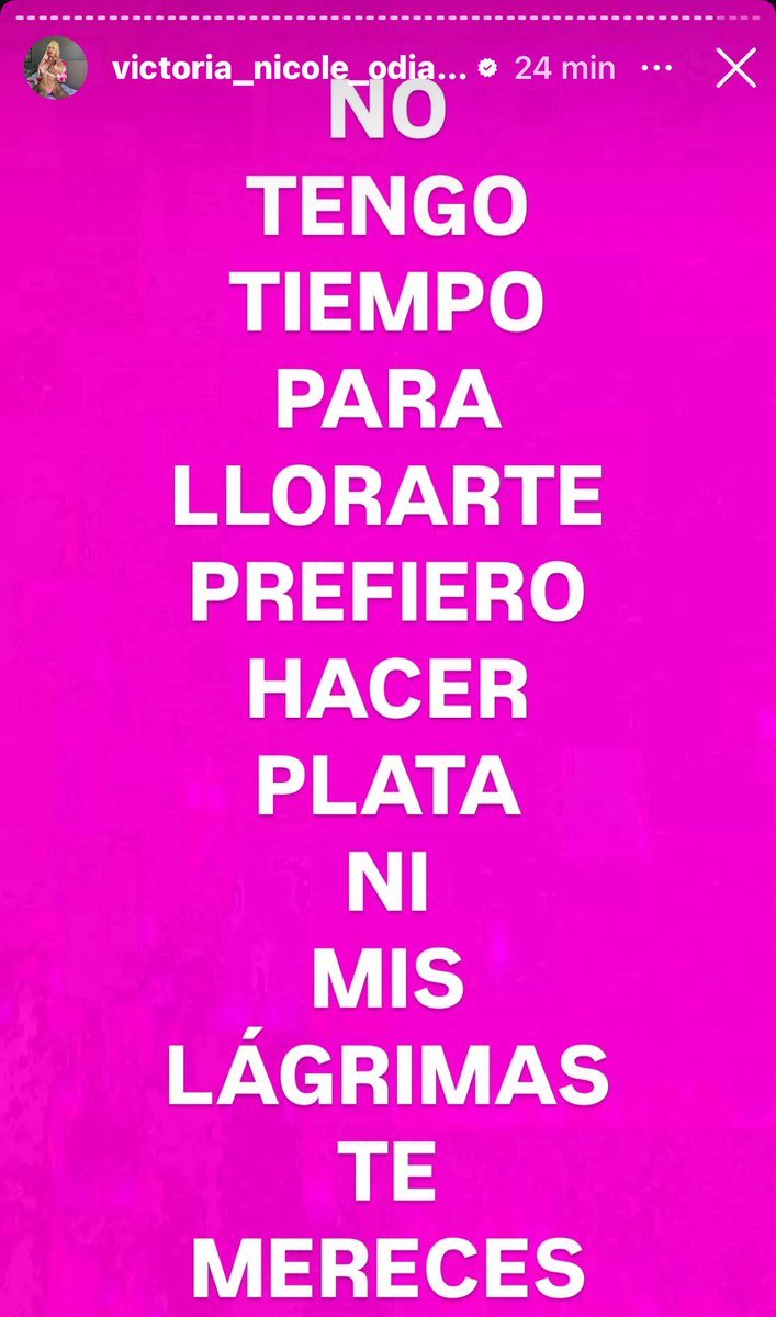 archivo victoria nicole odiada tweet media