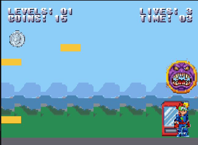 brewotakumag's tweet photo. RetroKid (2026) for GBA: collect-a-thon platformer. Outwit Emilio the Robot and dodge Claudio's cybernetic traps across 15 levels to rescue Tazos. 🏙️
💸 https://t.co/VLyJwFQEkB
#homebrew #gba #retro #game #retrokid https://t.co/7d5C0JXt68