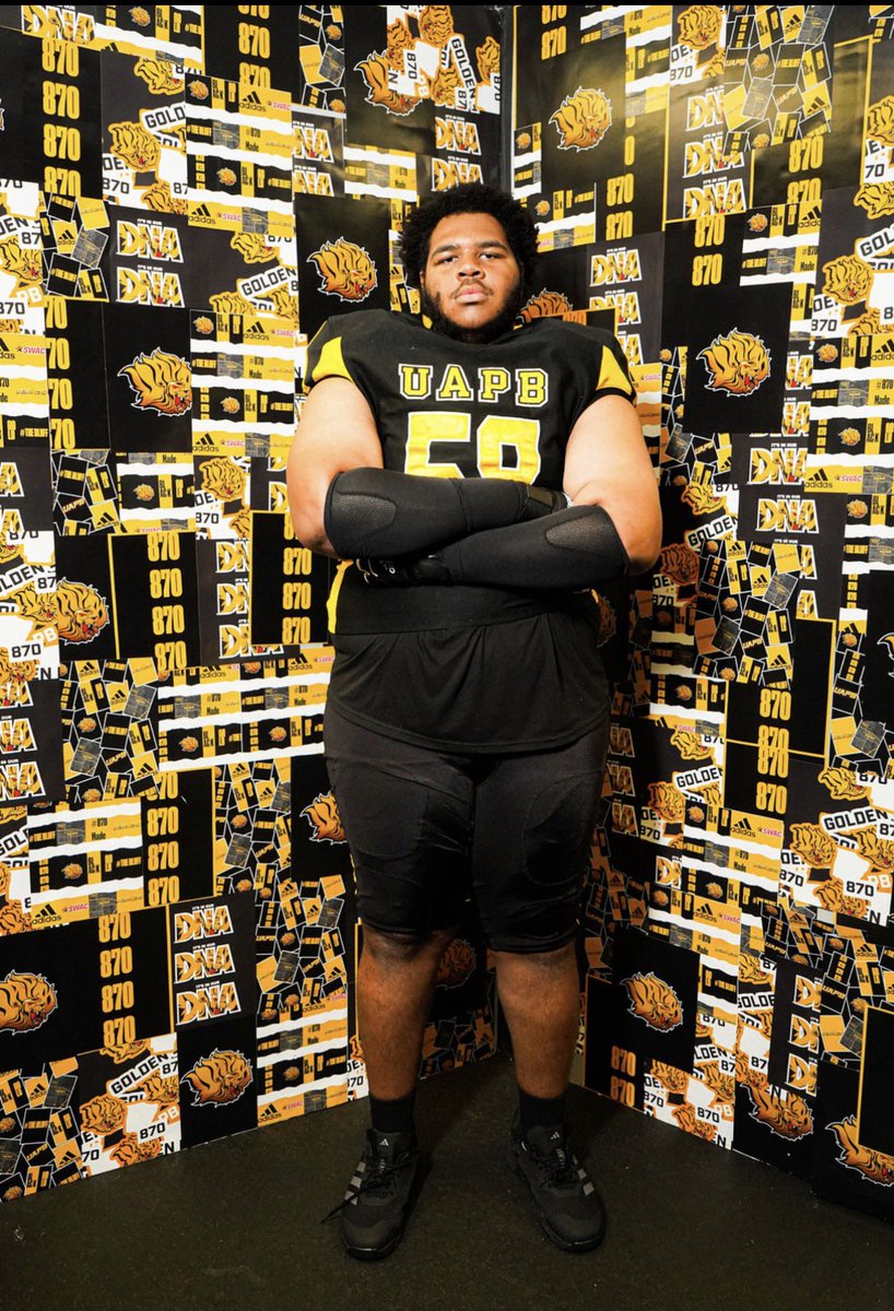 RussellBrooksJr's tweet photo. Had a wonder visit of UAPB 🟡⚫️ @CoachAHampton https://t.co/qoWretOikB