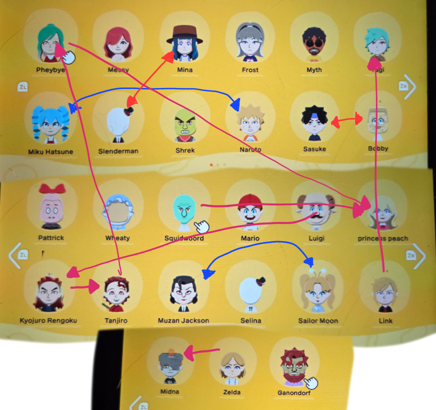 pheybyeVT's tweet photo. Ok updated ship chart of Bnuy's Purrgatory: https://t.co/11p9G4o9MF