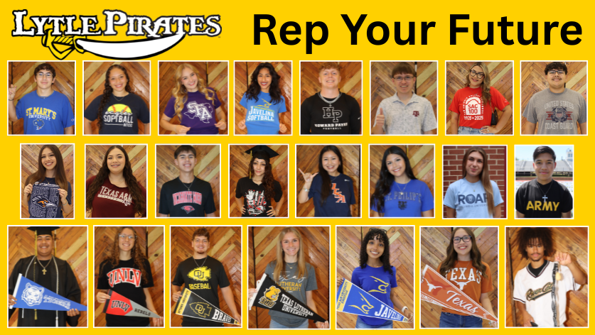 LytleHSPirates's tweet photo. Seniors Show Off Their Future Plans https://t.co/478a7LS2Mq https://t.co/sLyJZ0ffFv