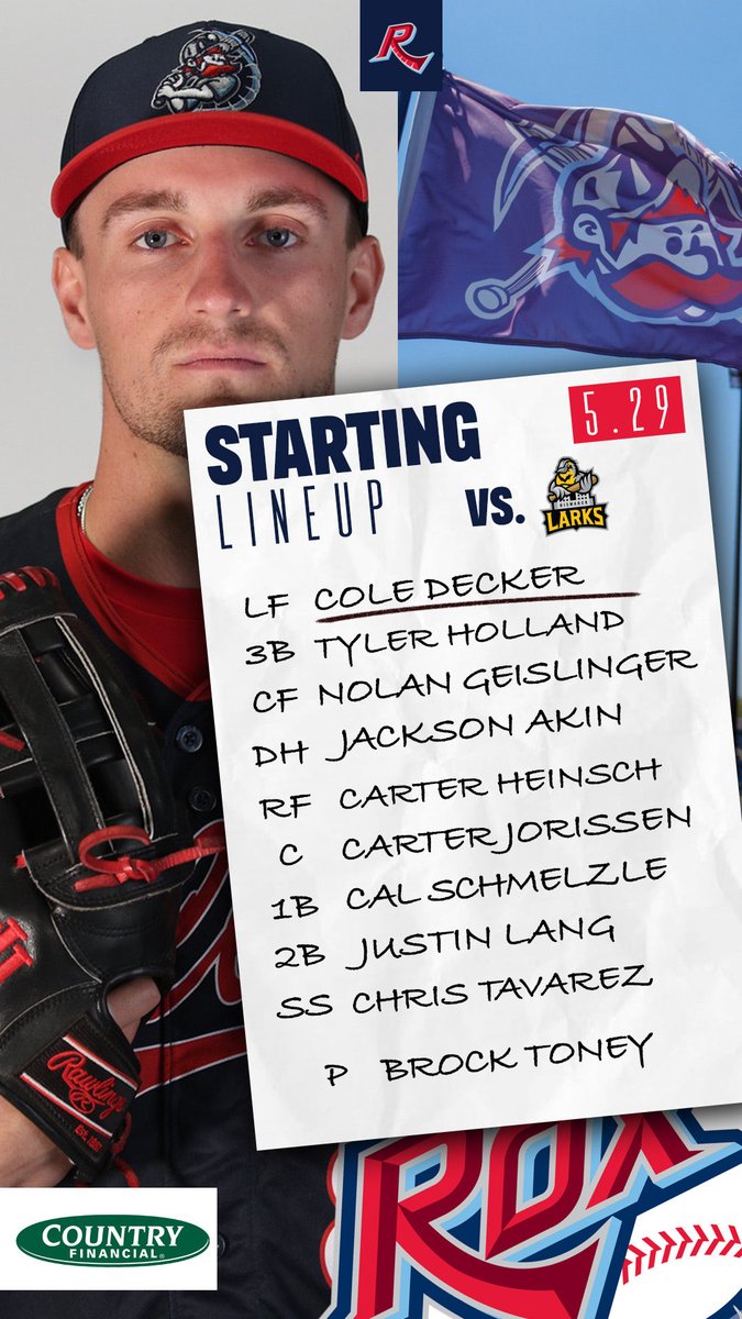 StCloudRox's tweet photo. HOME OPENER! Here’s who is kickin it off for us tonight. Presented by COUNTRY Financial

📍 St. Cloud, MN
⏰ May 29, 2026 - 7:05
📝 https://t.co/HWaUTdssOl
👂 https://t.co/OHrYXtYCK2
📺 https://t.co/4DKxnS10q3 https://t.co/ITUYDrz4uG
