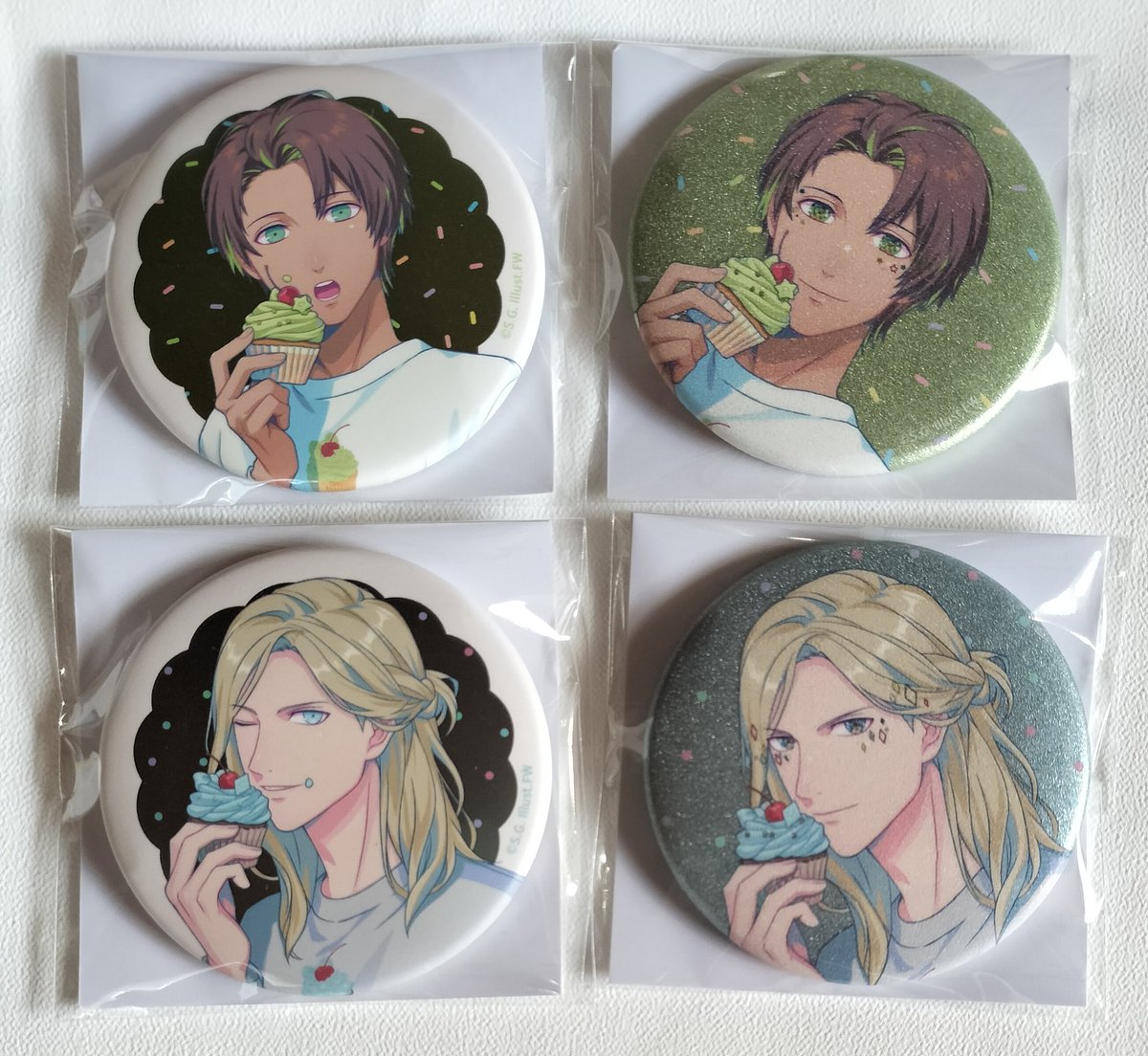☆買取☆うたプリ BGS 缶バッジ セシル カミュ 同数 求)セシル カミュ