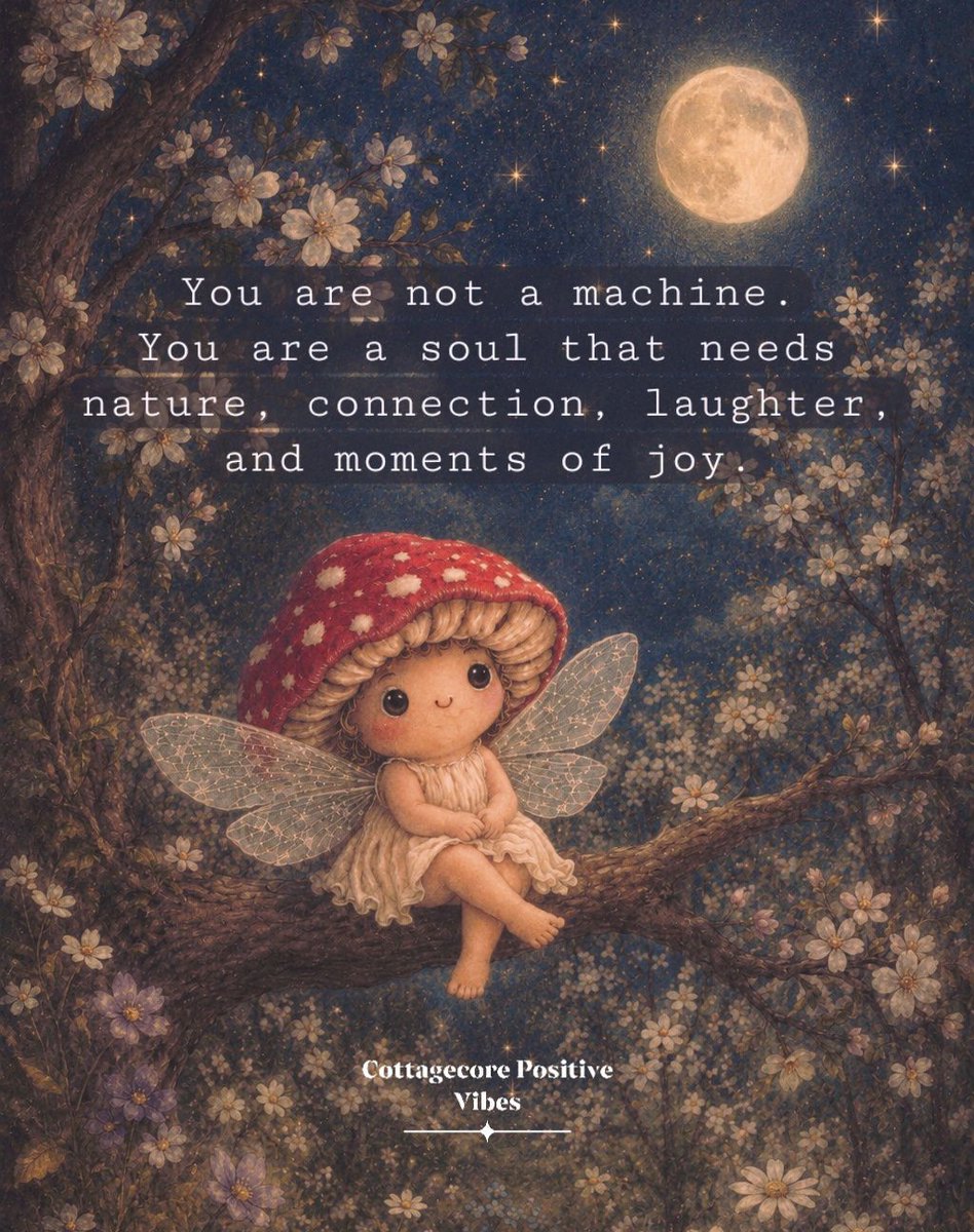 LifeWithJohn's tweet photo. You are not a machine.
You are a soul that needs nature, connection, laughter,
and moments of joy. https://t.co/J4BYknpMXN