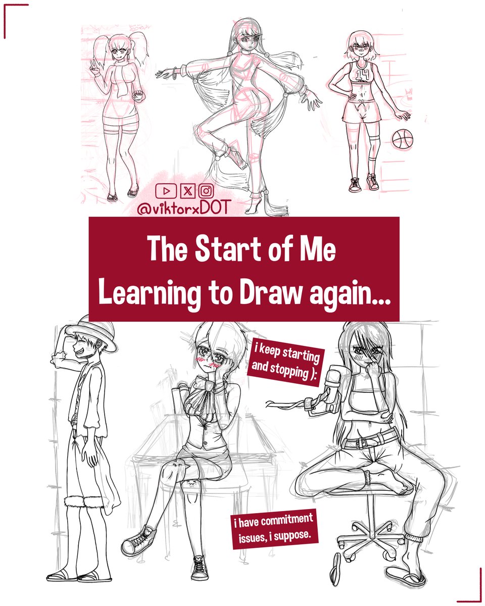 viktorxDOT's tweet photo. finally decided to start taking learning how to draw more serious >_< if i wanna make those comics one day....

sooo i'm posting my weekly progress every week so i can't run away from doing it anymore

sundays: colored stuff
after saturday vids 👀

#learningart #learningtodraw https://t.co/QIsZX8SEa2