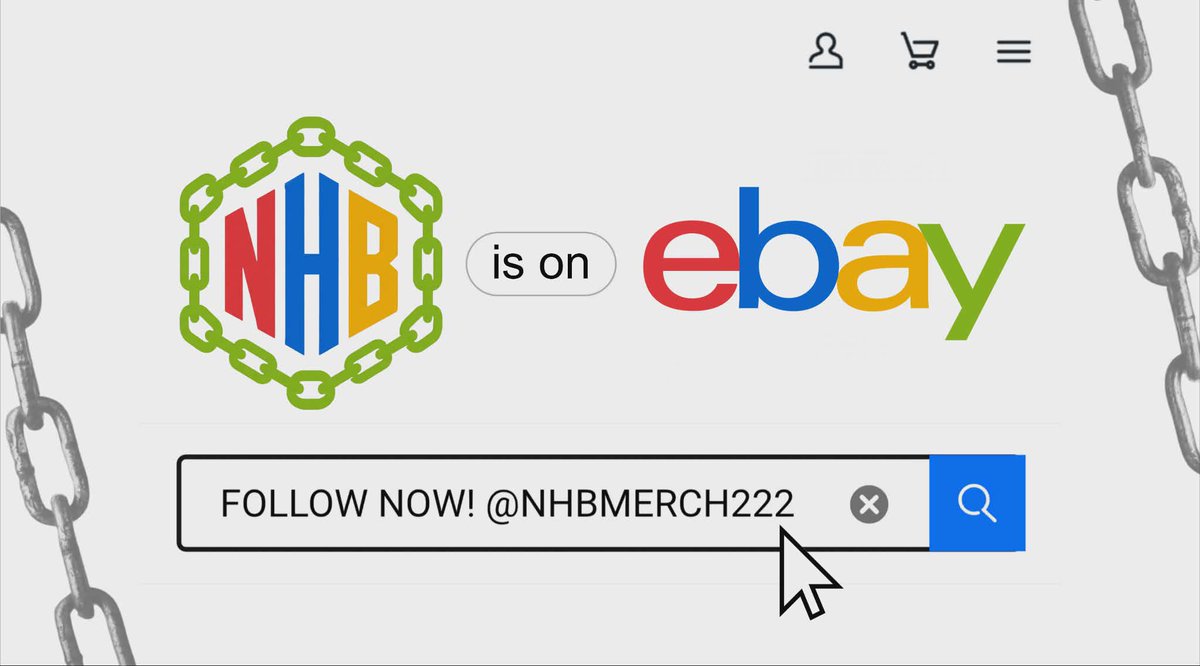 NHBTheChains's tweet photo. ⛓️‍💥 NHB is BACK on eBay ⛓️‍💥

to celebrate the return we listed over 70+ NHB SIGNED 8x10 Promo Photos at $1.99 starting bid for each photo! 

CLICK THE LINK BELOW TO FOLLOW THE new NHB eBay STORE NOW -
https://t.co/N2B2ygkY8H

MORE ITEMS TO 
BE ADDED SOON! 

BUY THE MERCH! 
BUY THE MERCH!