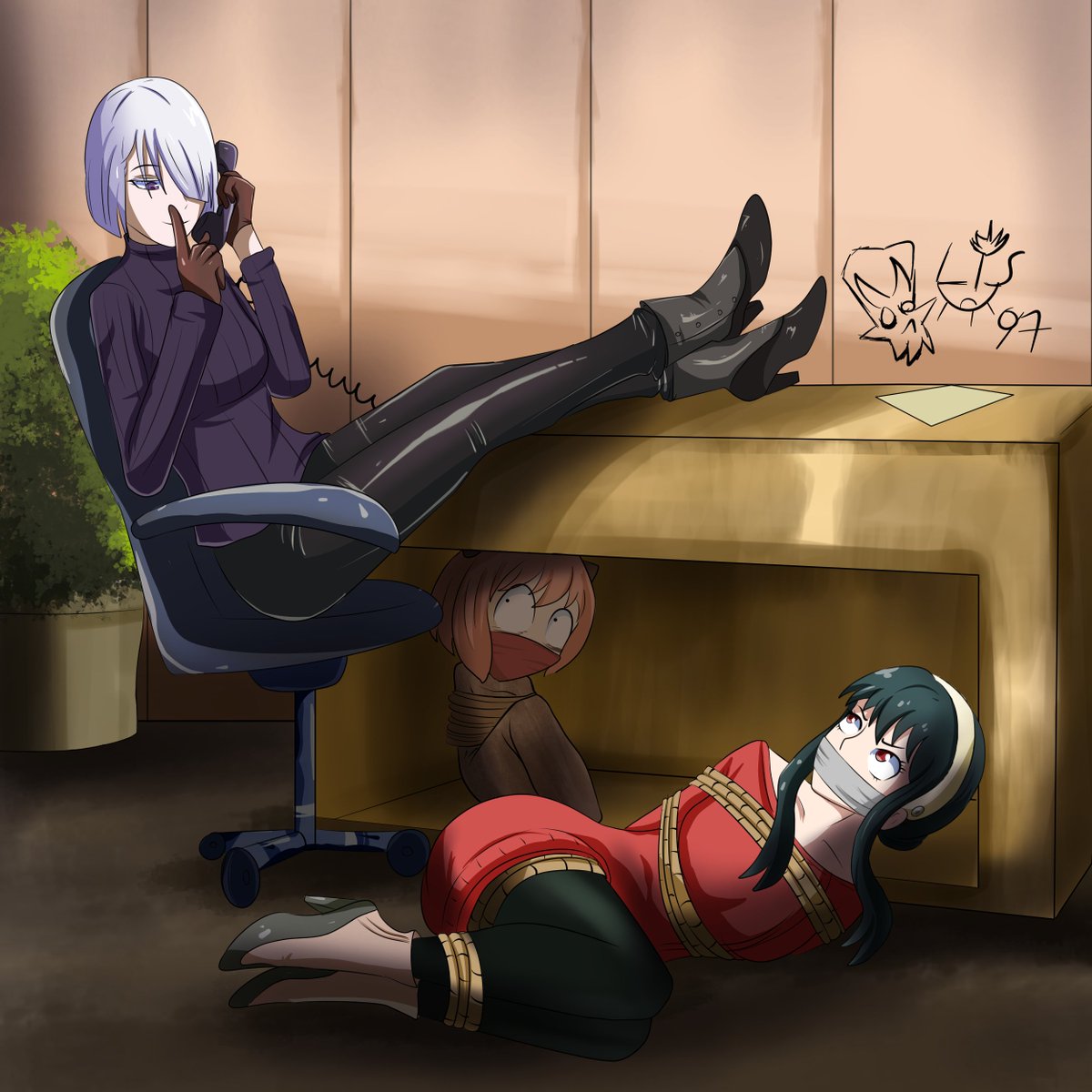 AzulYagami's tweet photo. And with this drawing, we say goodbye to MILF Month. We did manage it but I'm so grateful for all the support you gave me this month. Thank you so much! This drawing is a remake of one of my first digital drawings. Above all, thank you very much, and let's get ready for LGBTMonth https://t.co/6hP2GraS46