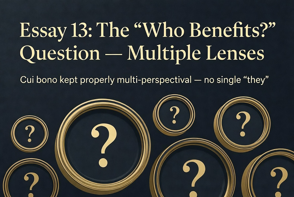 SenseMakingLens's tweet photo. I'm sorry about your parents' home.

What's happening in California is occurring across the entire West. Institutions that should protect people instead protect what's failing them.

The structural explanation, free to read 👇

Essay 13: Who Benefits?
The Invisible Defeat: How the West Lost a Fifth-Generation War

https://t.co/IEsnFSBghW