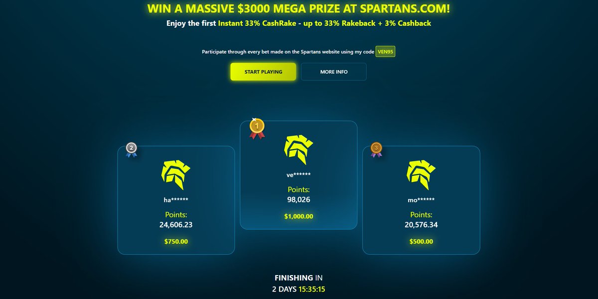 ven9559's tweet photo. ⏳ 2 days left on my $3,000 Monthly Leaderboard! (%100 FREE)
My leaderboard: https://t.co/4tMidIaCOu

♻️RT + TAG = $25

If you want to join my code and take advantage of the following rewards: ❤️‍🔥

> HUGE Wager Rewards!
> Insane loseback

DM me or join my Discord and I’ll set you up 🚀