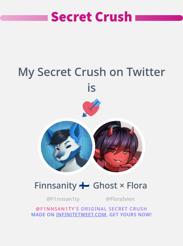 F1nnsan1ty's tweet photo. My Secret Crush on Twitter is @FloraIvien

➡️ https://t.co/06OKk9JEqR https://t.co/PPupQjwNoZ
