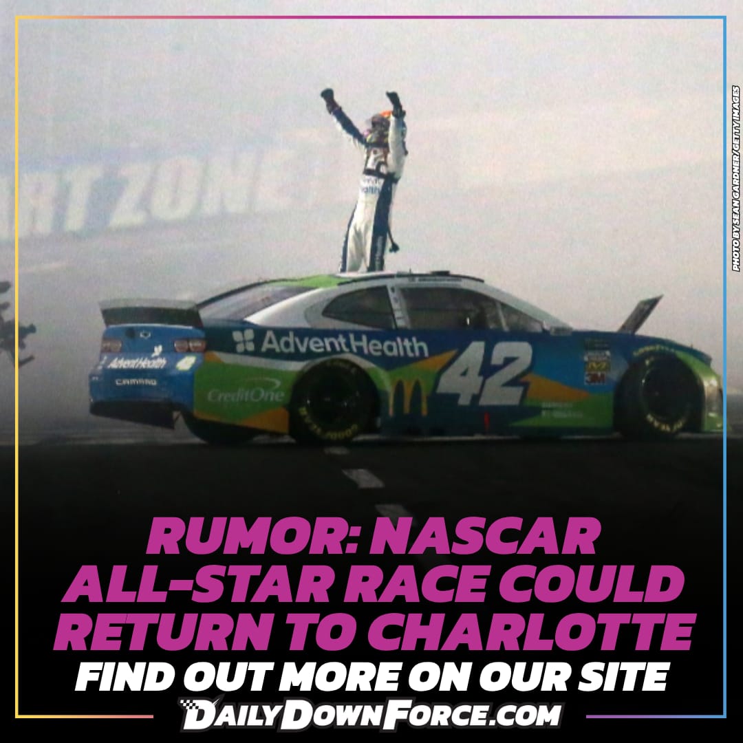 dailydownforce's tweet photo. A recent social media post sparked speculation that the NASCAR All-Star Race could be heading back to Charlotte Motor Speedway in 2027. Find out more on The Daily Downforce

https://t.co/cpTzvPsAKb https://t.co/4PNhn4Rrio