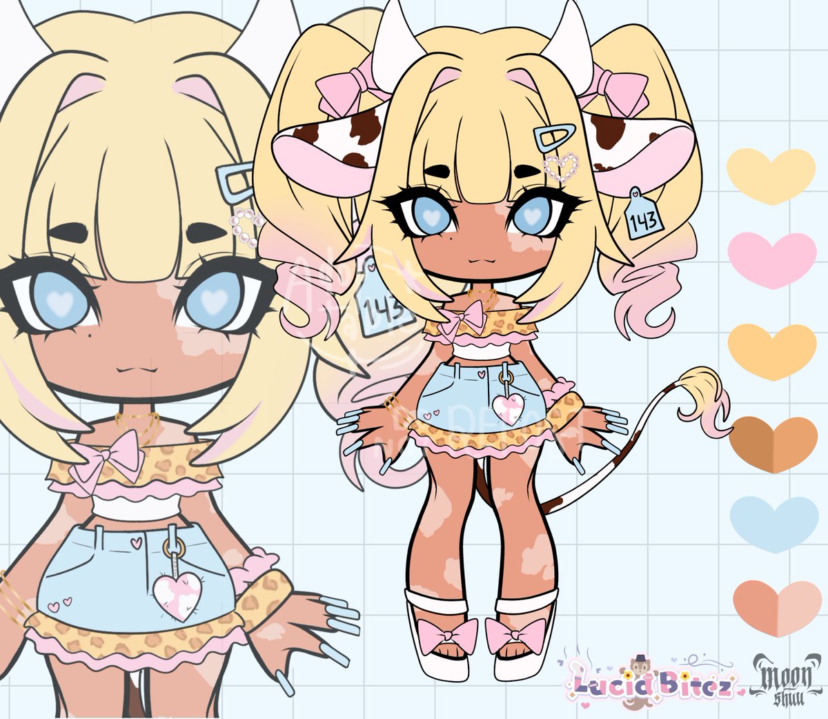 lucidbitez's tweet photo. Gyaru Cowgirl #adoptable 

✿ price – $45 usd (commercial use included) 

✿Available on Ko-fi &amp; VGen
✿Comment to use paypal

⛓️link to buy in comments

❤︎⁠ + ↻ are appreciated 

base credit: @/Moon_Shuu_ https://t.co/cxtQbc3O6Y