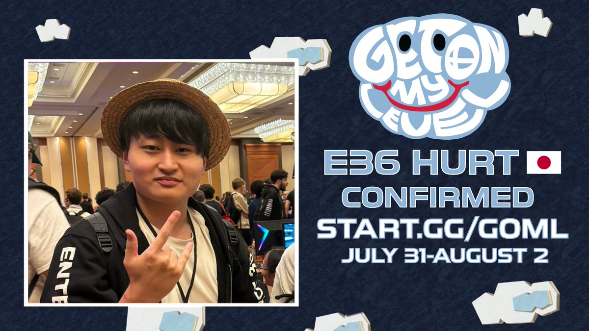 GOMLseries's tweet photo. He's back💥🐍

@Hurt_ssb is confirmed for #GOML2026!!!!!

Reg prices increase TOMORROW at midnight! 

First 5 people to use code HURT save $5 at checkout: https://t.co/hMoIlkh7IF https://t.co/5Qivmw1YYr