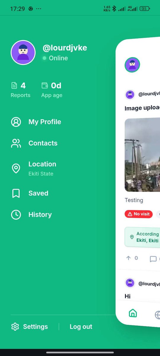 rodneythedev's tweet photo. @TrendingEx @CitizenMonitors My friends and I built a Nigerian safety web app
It lets you:
- Alert emergency contacts and nearby users if you ring an SOS
- It allows you to report suspicious activities or unfortunate incidents 
- Allows ringing of Amber Alert to users

Built for the average Nigerian. Pls RT https://t.co/LB1laKH3an