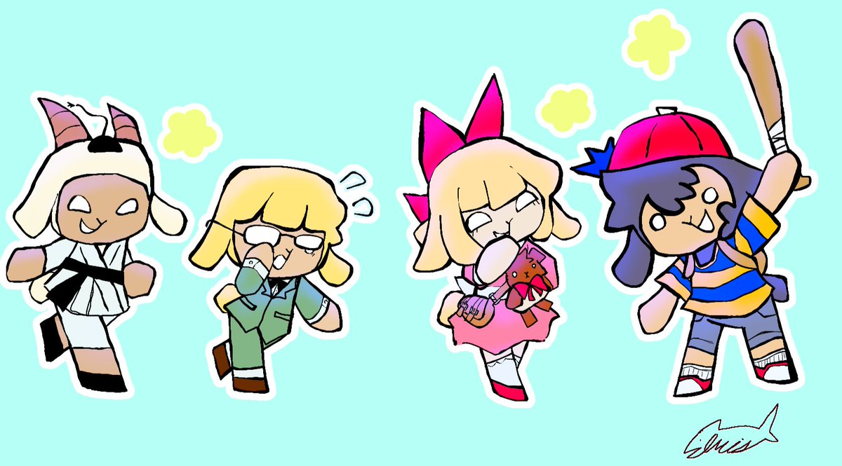 MATCHST1XX's tweet photo. The LambyLand ARG was pretty good so I decided to draw something that idk why or what made me think about drawing it (Jaws of Red bouta look interesting)

#art #earthbound #MOTHER2 #lambyland https://t.co/iZlRCcx3Rh