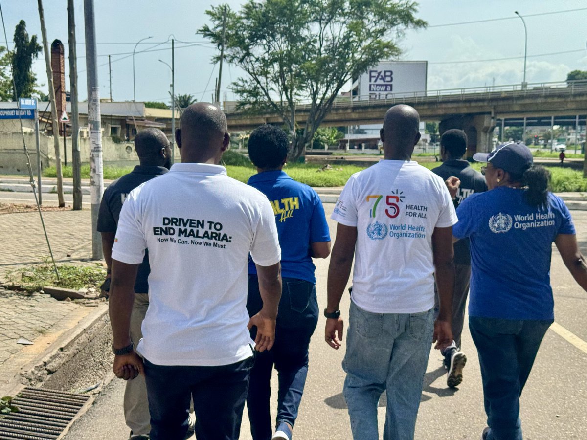 WHOGhana's tweet photo. @WHO is committed to promoting the physical and mental health of all staff.

Today, we embarked on our monthly #WalkTheTalk to raise awareness about the importance of physical activity to good health &amp; wellbeing. 

Remember to keep an active life for improved health https://t.co/8DQAuF7PQX