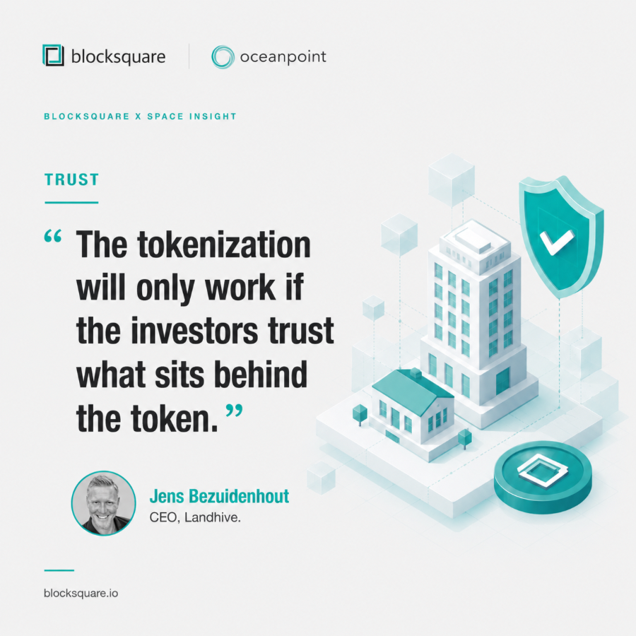 blocksquare_io's tweet photo. As @LandhiveRWA CEO @jblhvsa  put it in our latest X Space: “The tokenization will only work if the investors trust what sits behind the token.”

That means clear enforceable economic rights, clear yield, clear exits, and a structure investors can rely on.

Without trust, the property token just becomes a wrapper.