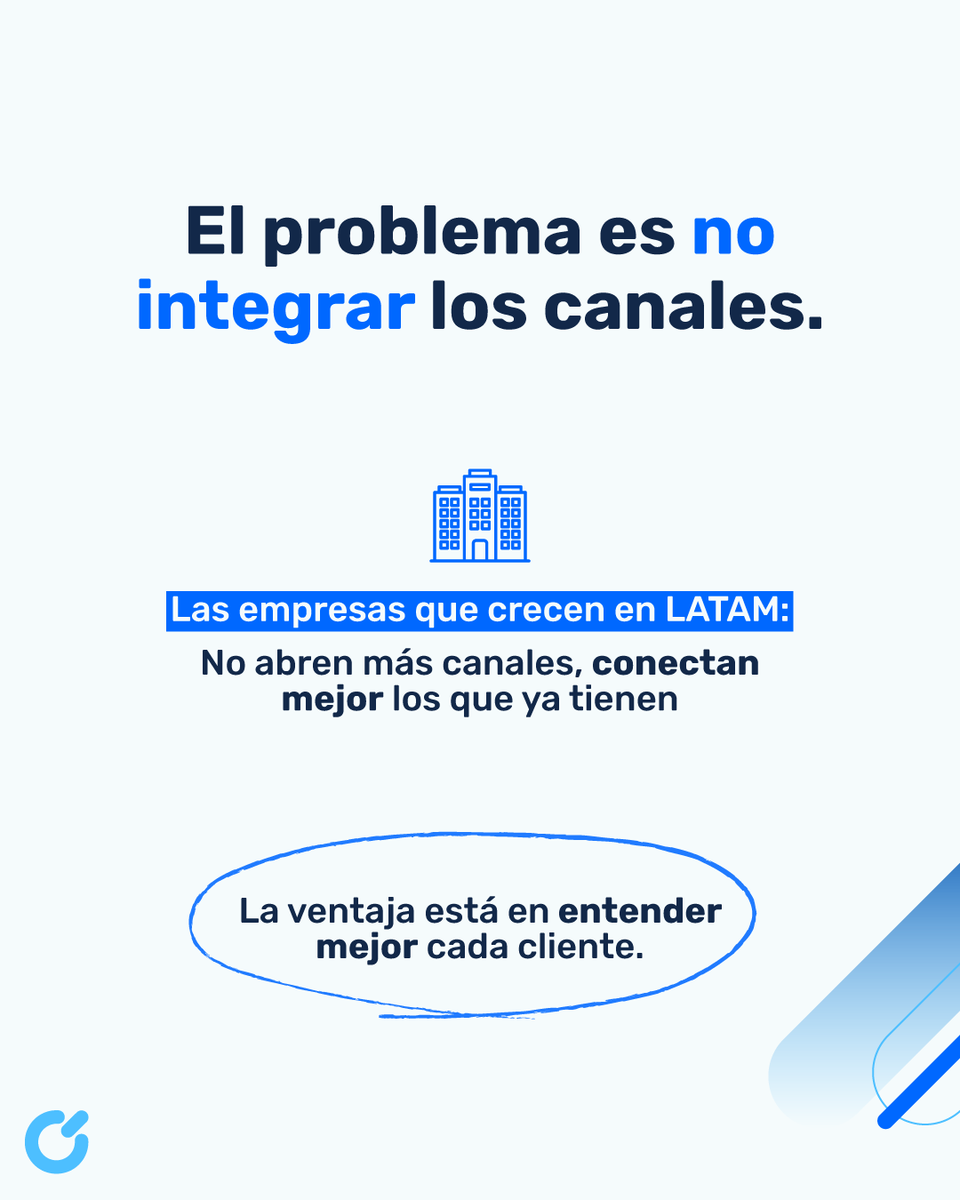 M2OSoluciones's tweet photo. Latinoamérica está creciendo digitalmente… pero también se está fragmentando.
Hoy el cliente decide cómo y dónde interactuar. El desafío ya no es estar en todos los canales, sino conectarlos con sentido para entregar una experiencia coherente, fluida y medible. https://t.co/Y31SF9sYFU