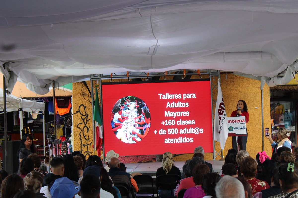 Dolores_PL's tweet photo. ✨ Hoy presenté mi Segundo Informe de Labores Legislativas y Territoriales en la Constitución de 1917, en nuestro querido #Distrito4 de #Iztapalapa. ✨

Rendir cuentas al pueblo es un deber y también un honor. 🙌🏽

Ustedes me dieron su confianza y yo respondo con trabajo, presencia y compromiso en cada colonia, barrio y pueblo. ❤️

No soy una diputada de escritorio; soy una diputada de territorio, cercana a la gente y comprometida con las causas del pueblo. 🤝🏽

Gracias a todas las vecinas y vecinos que me acompañaron y que todos los días construyen comunidad junto a nosotros. 🌷

¡La Transformación no se detiene! 🔥🇲🇽
#AmorAlPueblo  #DoloresDiputada #Distrito4  
#DoloresPadierna #Iztapalapa 
#4T #morena