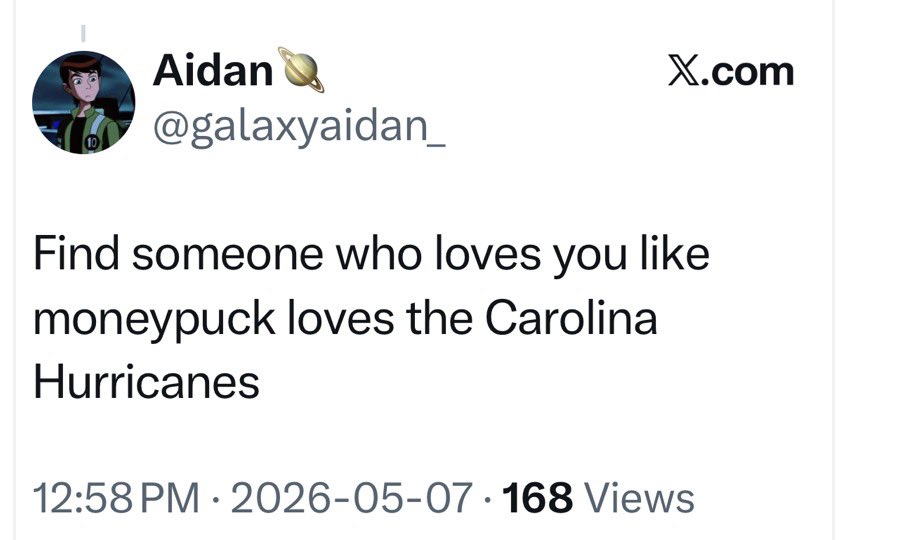 MoneyPuck.com tweet media