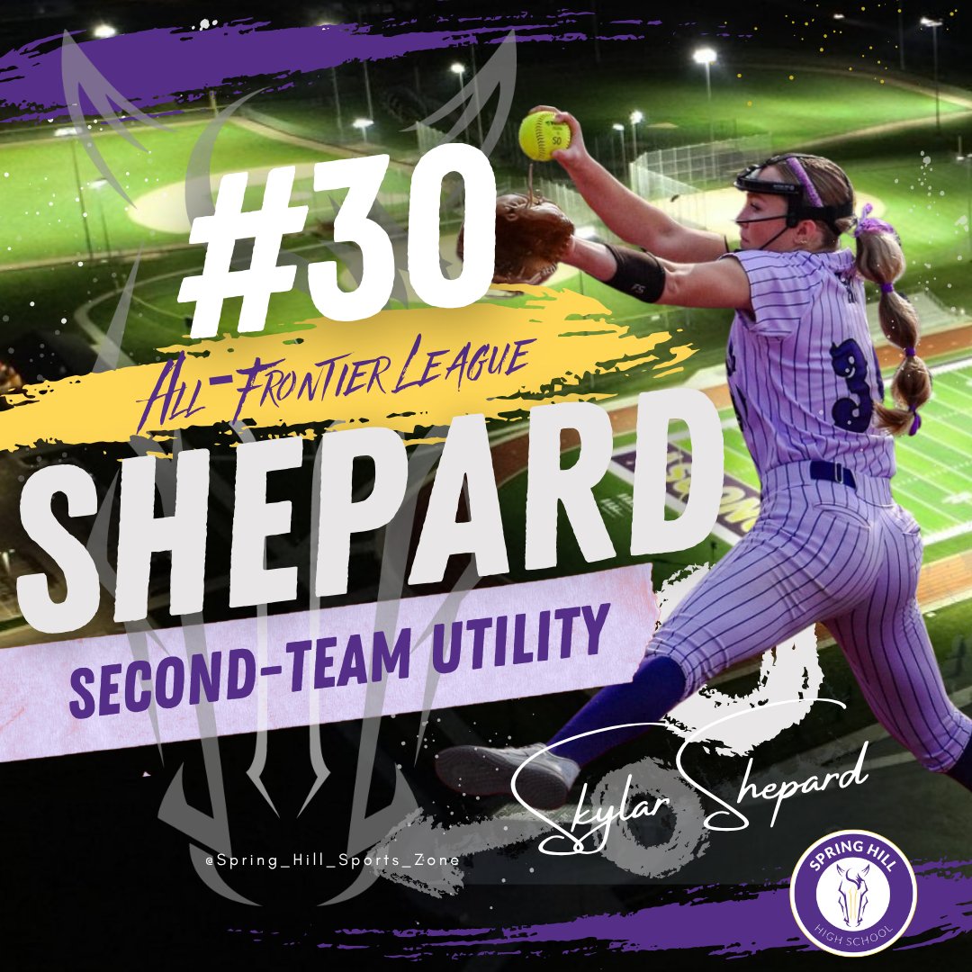 SHHS_BroncoSB's tweet photo. Congratulate Skylar Shepard on being named to the ALL-Frontier League Second Team as a Utility Player for her work as a Pitcher and 3rd Base. SO SO Proud of you Skylar!! https://t.co/Gf46CQhlFw