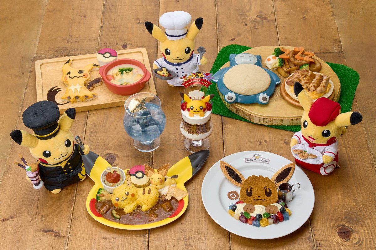 modelpress's tweet photo. 「ポケモンカフェ TOKYO／OSAKA」
新メニュー・ショー内容公開🎶
https://t.co/bbh3AtMH8Y

・ピカチュウとピチューのなかよしカレー
・カビゴンのおひるね てりやきバーガー
など全6種

TOKYOは店内がリニューアル✨️ https://t.co/SGNBgF1Rdp