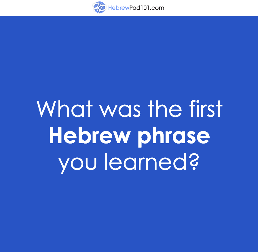 HebrewPod101's tweet photo. Let us know in the comments section! 📢 P.S. Get the best FREE Hebrew resources ⬇️
🔗 https://t.co/8VEXmfrZW7

#LearnHebrew #Hebrew #SpeakHebrew https://t.co/6GSGVBAP1G