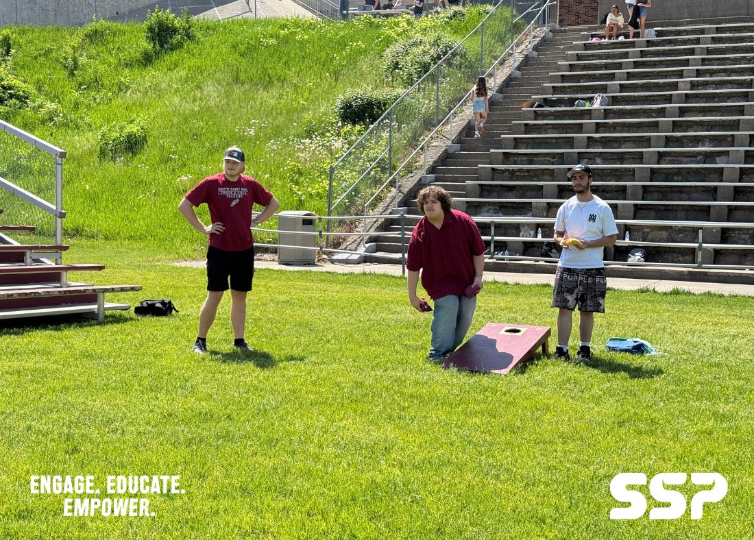 SSPPS6's tweet photo. Today, the SSP High School Class of 2026 celebrated their last day of school at the annual Senior Picnic! Students enjoyed games, signed yearbooks, shared lunch, and made lasting memories together before graduation next week. Congratulations seniors! https://t.co/SyRcFQAbKP